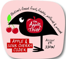 Load image into Gallery viewer, This amazing limited edition cider is refreshingly acidic, with a delicate burst of sour cherry flavours over deliciously fizzy apple cider. Sessional summer fun!