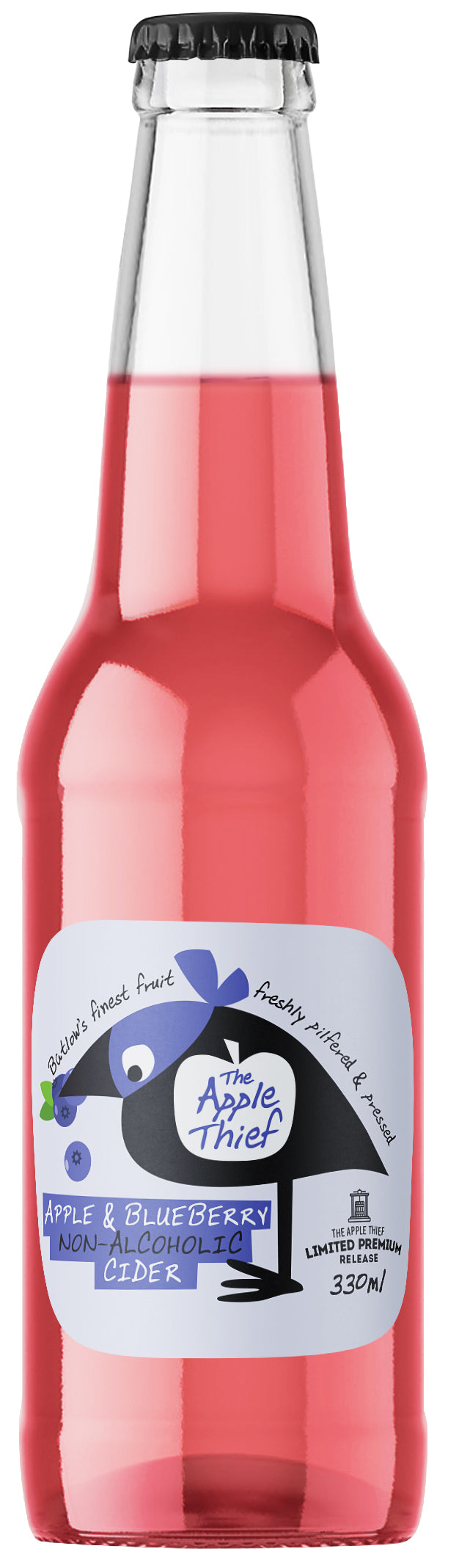 APPLE & BLUEBERRY NON-ALCOHOLIC CIDER