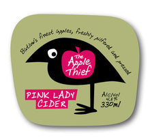 Load image into Gallery viewer, Our all time favorite!! The Pink Lady Cider is a medium/sweet flavour with a complementary tartness and carbonation.
